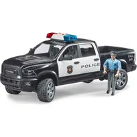 Bruder 2505 RAM 2500 Polícia s figúrkou 1:16