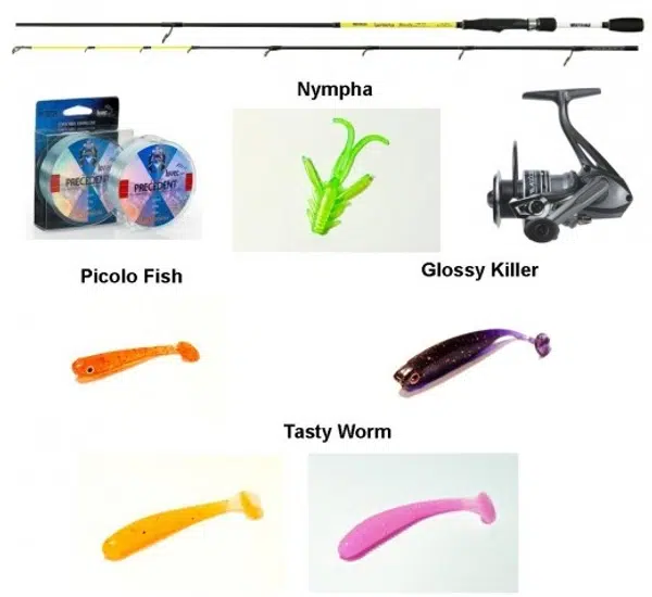Mistrall prívlačový set micro jig 3