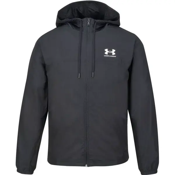 Under Armour RIVAL WOVEN WINDBREAKER Pánska bunda, čierna, veľkosť