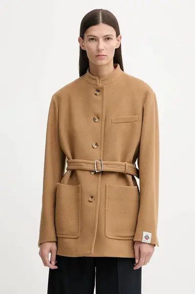 Kabát s příměsí vlny Bally