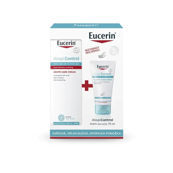 EUCERIN AtopiControl Vánoční kazeta 2 kusy