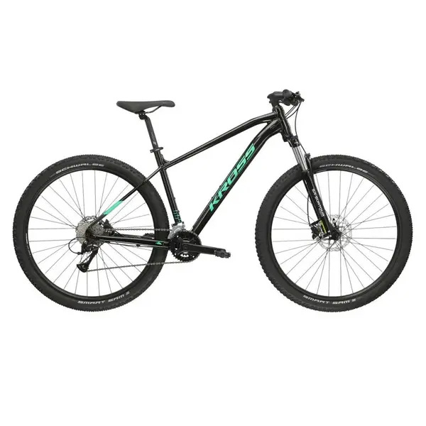 Horské kolo Kross Level 1.0 PW GL 29" Gen 007 L (19", 180-188 cm) černo-zelená