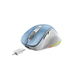 Genius Ergo 9000S Pro /Ergonomická/Optická/Pro praváky/2 400 DPI/USB+BT/ světle modrá