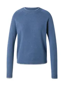 VERO MODA Sveter 'VMHAPPINESS'  modrá melírovaná / strieborná