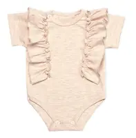 mrofi Body kr. rukáv s volánkem, bavlna, zapínání vzadu, Emily