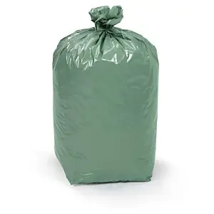 150 x Pytle na odpadky zelené, 120 l, tloušťka 36µm, 10ks v roli