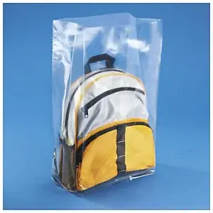 Sáčky s bočními sklady 600x1000x400mm, 100% recyklované, materiál LDPE, tloušťka 50µm | RAJA