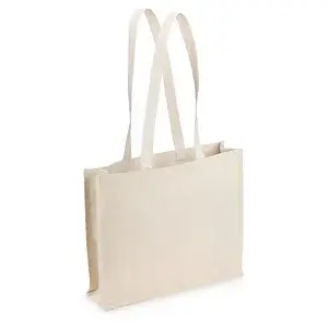 10 x Bavlněné tašky se skladem 380x420x80mm, natural