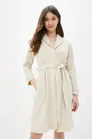 Dámský župan na knoflíky NICOLE XL Béžová