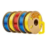 5kg ERYONE High Speed PETG Filament - 2kg Transparent Blue + 2kg Yellow + 1kg Transparent Red