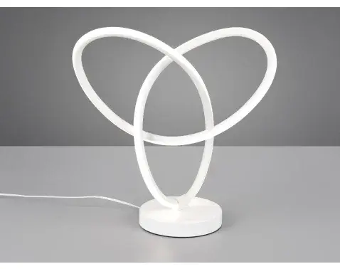 Stolní lampa LED Lando, bílá