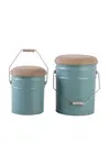 Stolička s úložným priestorom Leitmotiv Buckets 39 x 31 cm 2-pak