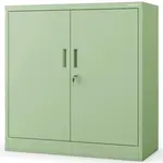 Kovová Kancelářská Skříňka Beata pastelově zelené