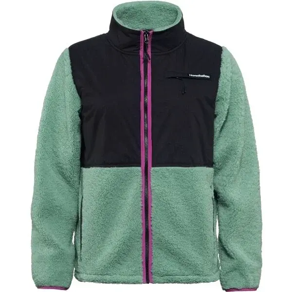 Horsefeathers GEMA Dámska flísová mikina, zelená, veľkosť