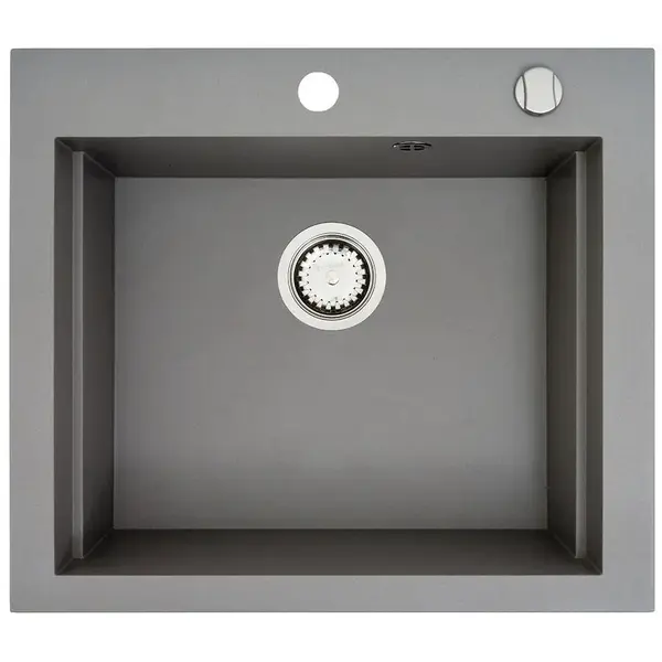 Dřez Siros (57x515) 1B šedá beton