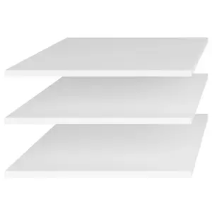 Police do skříně Optima 02 3 szt. (18.58) biały