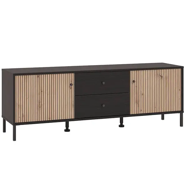 Tv stolek Correze černá/artisan 11013536