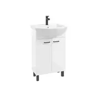 Skříňka s umyvadlem Novelty 50 bílý