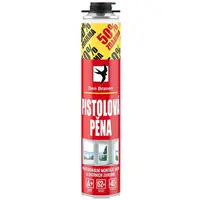 Montážní pěna pistolová Den Braven 500 + 250 ml Zdarma