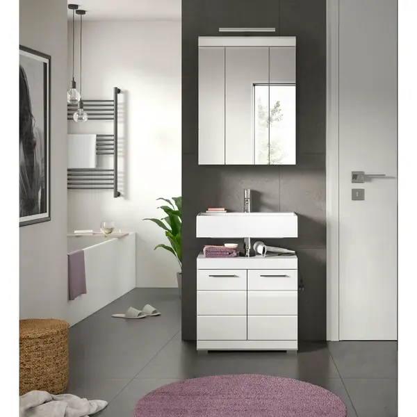 MID.YOU KOUPELNA vysoce lesklá bílá