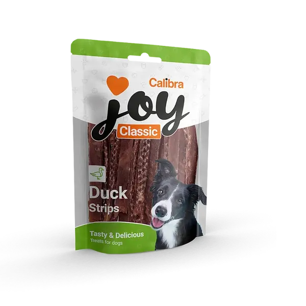 CALIBRA Joy dog classic duck strips kachní plátky 500 g