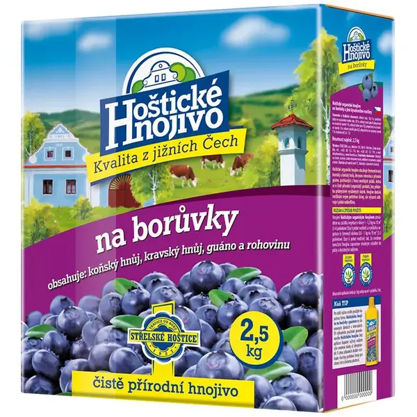 Hoštické hnojivo - hnojivo na borůvky 2,5 kg