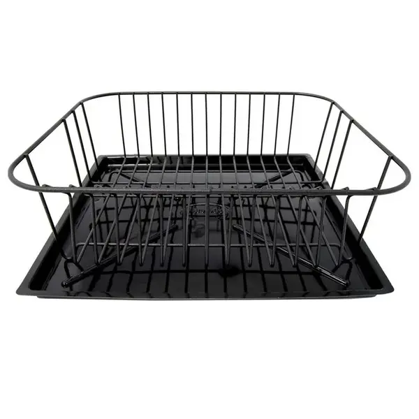 Sušák na nádobí černá 28x12x33 cm