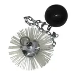 Růžice komínová 140 mm silonová s gumovým závažím Ř MA514013