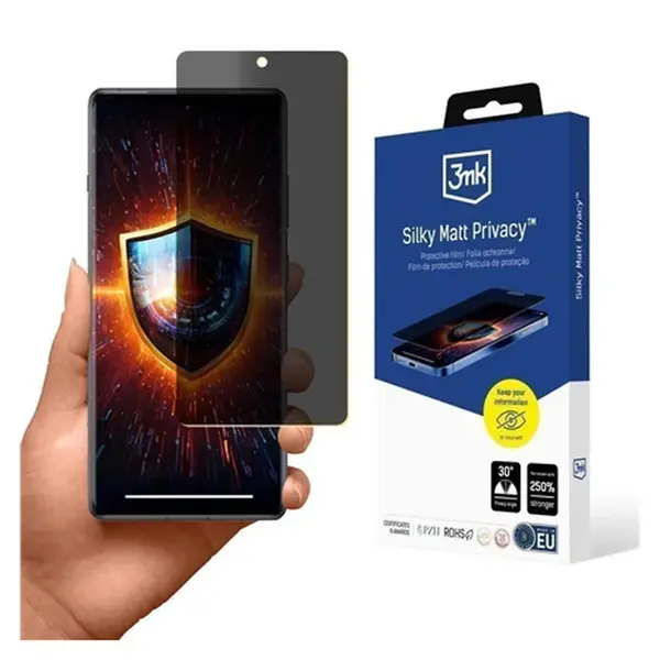 Ochranná fólie 3mk Silky Matt Privacy pro ZTE Blade V60 Smart