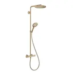 Hansgrohe Raindance Select S sprchový systém na stenu s termostatickou batériou kartáčovaný bronz 27633140