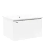 Kúpeľňová skrinka s umývadlom Naturel Ancona 80x45x46 cm biela ANCONA280DVB