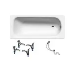 Kaldewei Saniform obdĺžniková vaňa 150x70 cm smaltovaná oceľ ľavá aj pravá KWB3611N