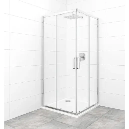 Sprchový kút štvorec 90x90 cm SAT TEX SATBKTEXQ90CRT