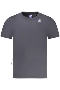 K-WAY MEN'S SHORT-SLEEVED T-SHIRT BLUE