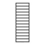 HOPA Perth kombinovaný radiátor 120x60 cm čierny matný RADPER601231SP