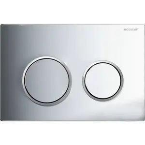 Geberit Omega20 ovládacie tlačidlo plast chróm lesk 115.085.KH.1