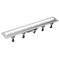 Sprchový žľab Polysan 66 cm polypropylén šedá lesk lines 71673