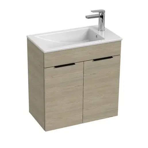 Kúpeľňová skrinka s umývadlom Jika Cube 60x43x62,2 cm jaseň H4536311765141