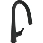 Hansa Designo drezová batéria s vyťahovacou spŕškou, 2 prúdy čierna matná 5136228333