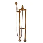 Vaňová batéria RAV Slezák LABE so sprchovacím setom 150 mm stará mosadz L050.5/2SM