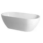 Polysan Reduta voľne stojaca vaňa 171x81x58 cm liaty mramor ľavá aj pravá 71842