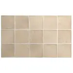 Obklad Equipe Argile siena 10x10 cm mat ARGILE10SI