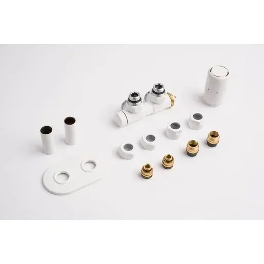 P.M.H. Terra termostatický ventil pre ústredné vykurovanie 6x7 cm biela TER-R-W