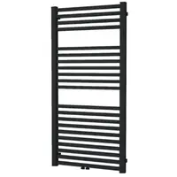 Isan Quadrat radiátor kombinovaný 125,5x50 cm stredové pripojenie čierny zamat DQUA12550500CSMS