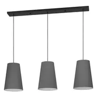 Závesné osvetlenie Eglo PETROSA čierna 390136