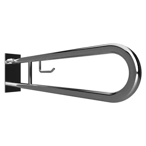 Bemeta Help madlo sklopné, s držiakom toal.pap.nehrdzavejúca oceľ 301407281