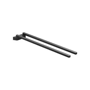 Ravak 10° black držiak uterákov čierna X07P564