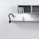 Stolová lampa Trio Flexo čierna 5028010-02