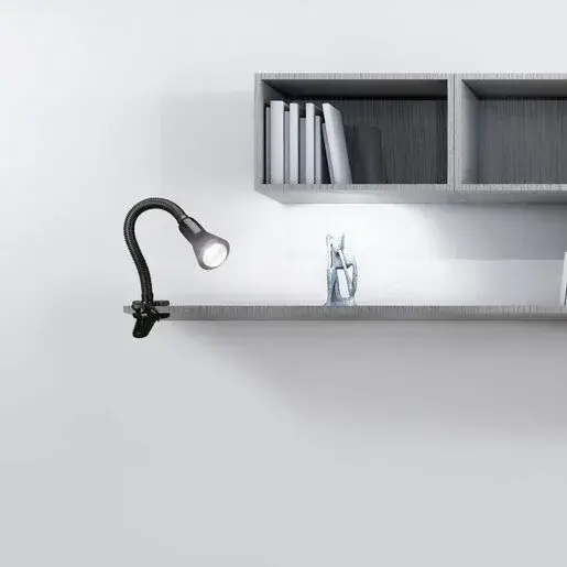 Stolová lampa Trio Flexo čierna 5028010-02