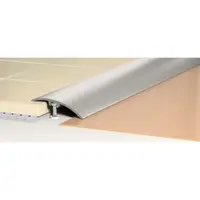 Lišta prechodová Havos chróm, hliník elox, dĺžka 270 cm, výška hrany 8 mm, LP3ALE270